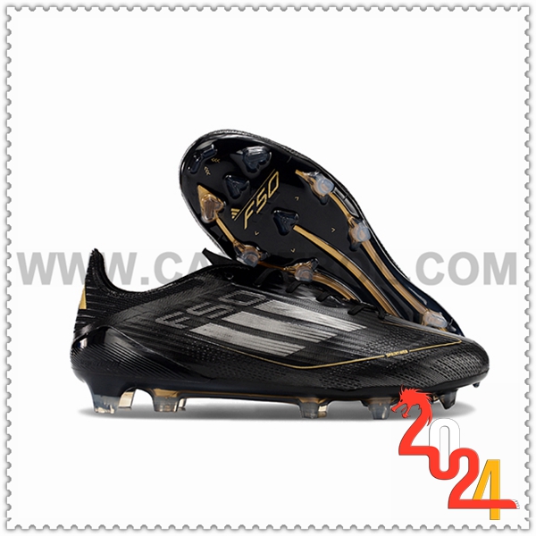 Adidas Botas De Fútbol F50 ELITE FG Negro/Gris