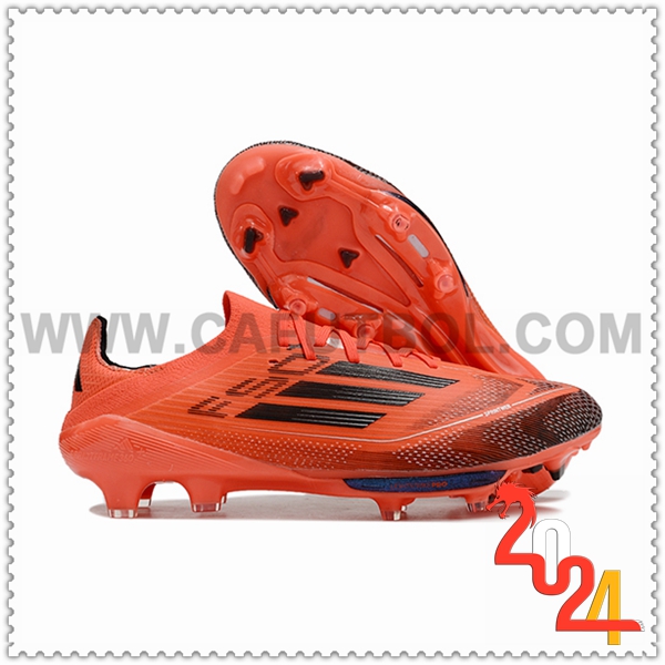 Adidas Botas De Fútbol F50+.1 FG Naranja/Negro