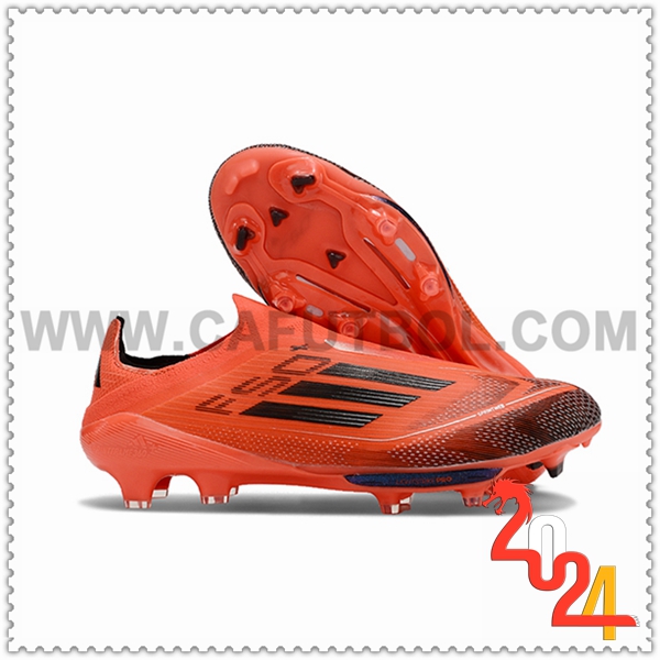 Adidas Botas De Fútbol F50+ FG Naranja/Negro