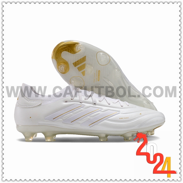 Copa Botas De Fútbol PURE II+ FG BOOTS Blanco