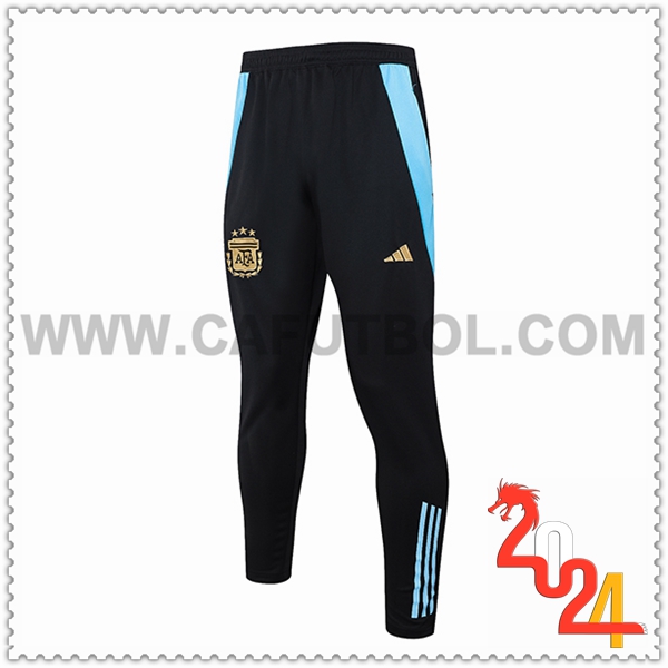 Pantalones Entrenamiento Argentina Negro/Azul 2024 2025