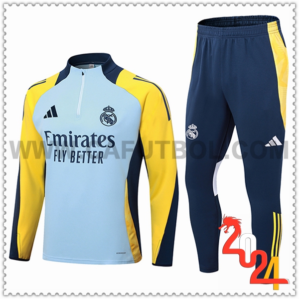 Chandal Futbol Real Madrid Azul/Amarillo 2024 2025 -02