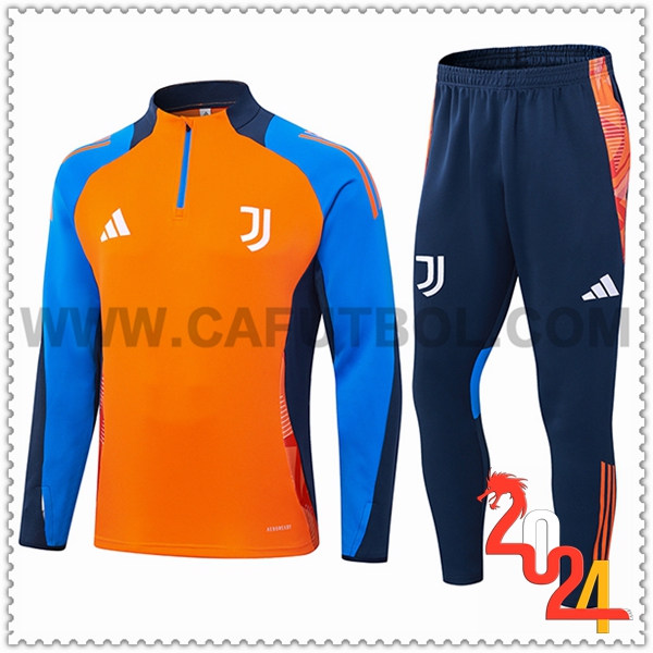 Chandal Futbol Juventus Naranja/Azul 2024 2025 -02