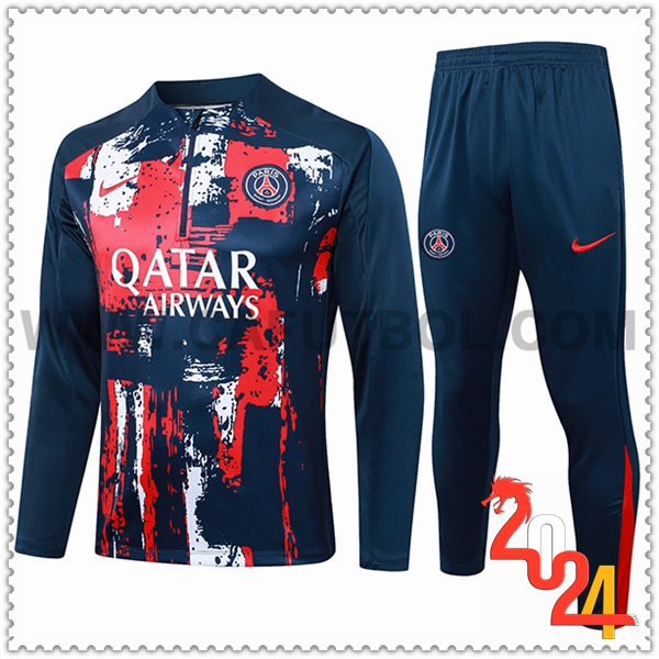 Chandal Futbol PSG Rojo/Azul/Blanco 2024 2025