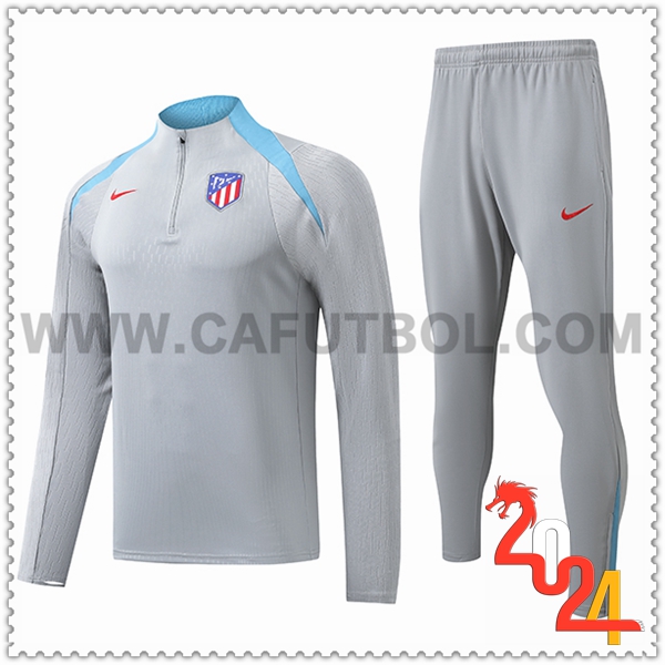 Chandal Futbol Atletico Madrid Gris/Azul 2024 2025