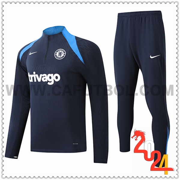 Chandal Futbol FC Chelsea Negro/Azul 2024 2025