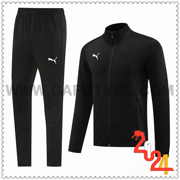 Chandal Futbol Chaquetas PUMA Negro 2024 2025