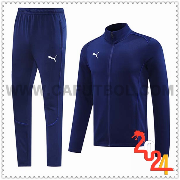 Chandal Futbol Chaquetas PUMA azul real 2024 2025