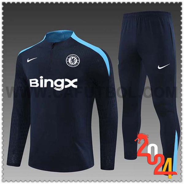 Chandal Futbol FC Chelsea Ninos Azul Oscuro 2024 2025 -02