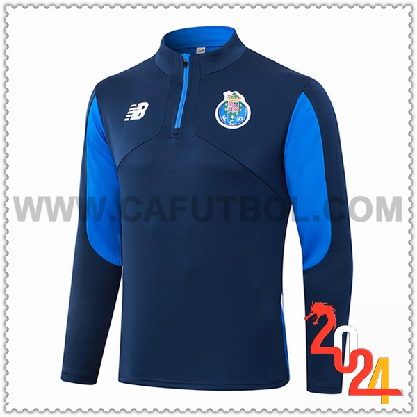 Sudadera Entrenamiento FC Porto azul real 2024 2025