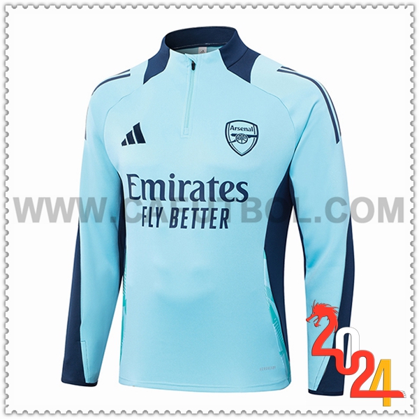 Sudadera Entrenamiento Arsenal Azul 2024 2025