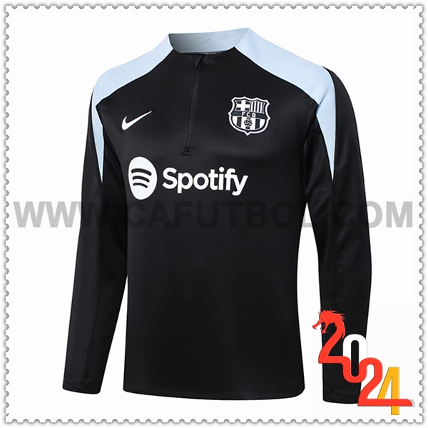 Sudadera Entrenamiento FC Barcelona Negro/Gris 2024 2025