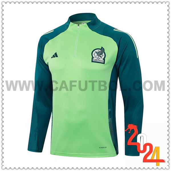 Sudadera Entrenamiento México Verde 2024 2025