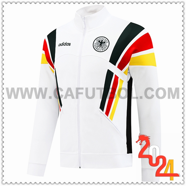 Chaquetas Futbol Alemania Blanco 2024 2025 -02