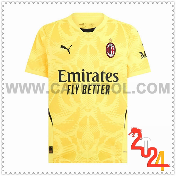 Camiseta Futbol Portero AC Milan AMARILLO 2024 2025