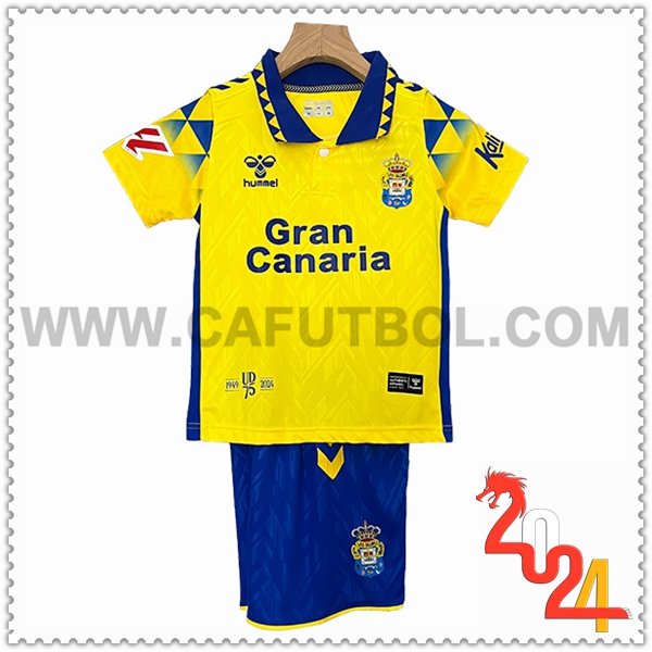 Primera Equipacion del UD Las Palmas Ninos 2024 2025