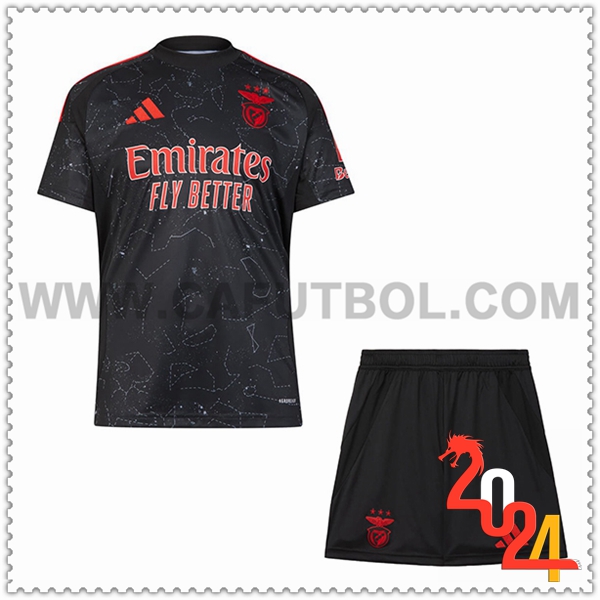 Segunda Nuevo Equipacion del Benfica Ninos 2024 2025