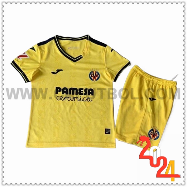 Primera Equipacion del Villarreal Ninos 2024 2025