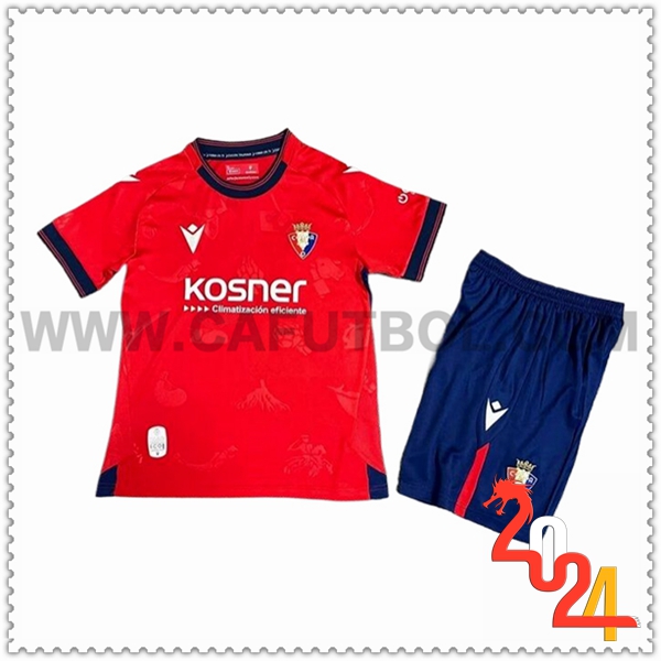 Primera Equipacion del Osasuna Ninos 2024 2025