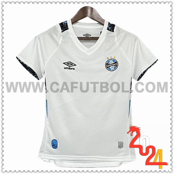 Segunda Camiseta Futbol Gremio Mujer 2024 2025