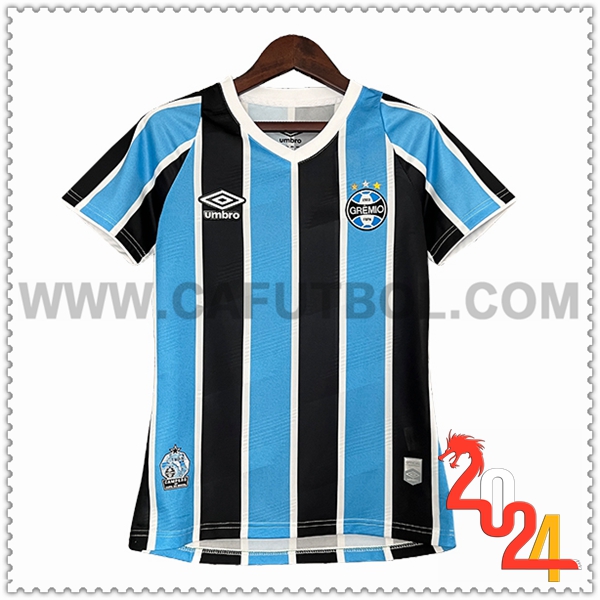 Primera Camiseta Futbol Gremio Mujer 2024 2025