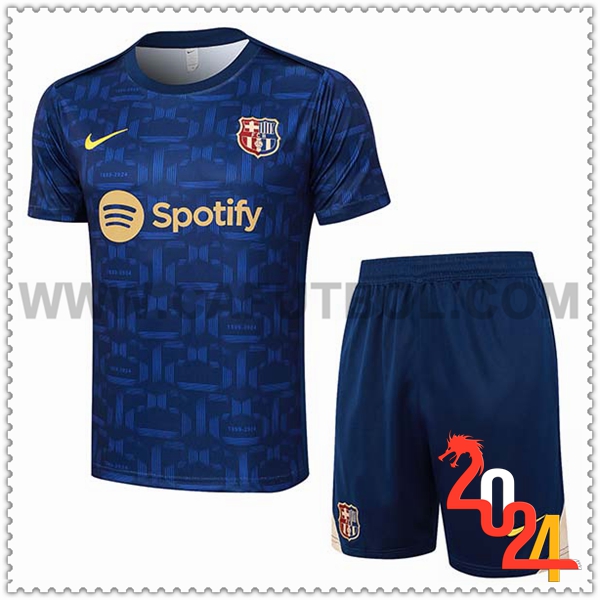 Camiseta Entrenamiento FC Barcelona azul real 2024 2025 -02