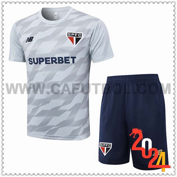 Camiseta Entrenamiento Sao Paulo FC Gris 2024 2025