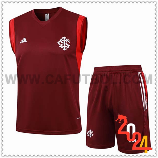 Camiseta Entrenamiento sin mangas Brasil Rojo 2024 2025