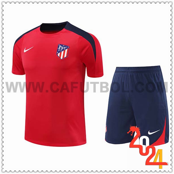 Camiseta Entrenamiento Atletico Madrid Rojo/Azul 2024 2025