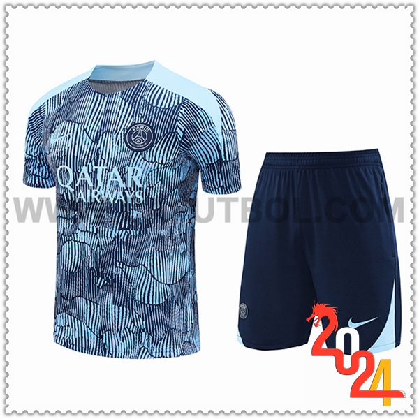 Camiseta Entrenamiento PSG Azul/Negro 2024 2025