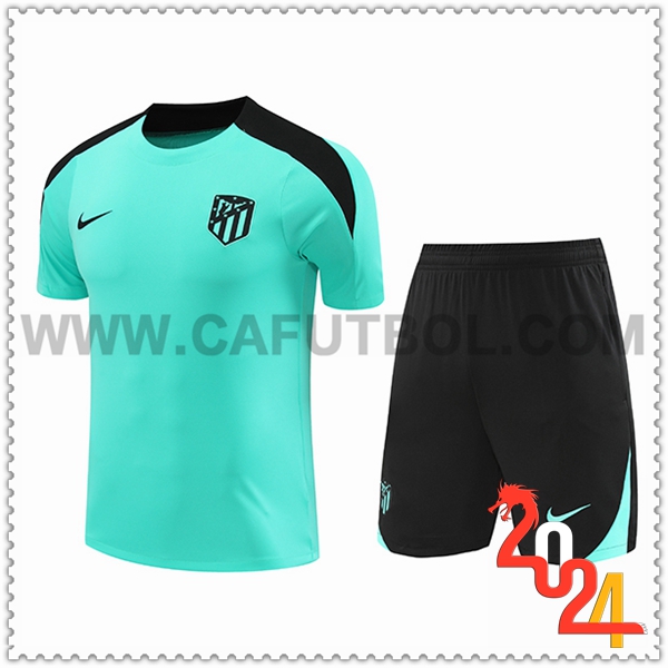 Camiseta Entrenamiento Atletico Madrid Verde/Negro 2024 2025