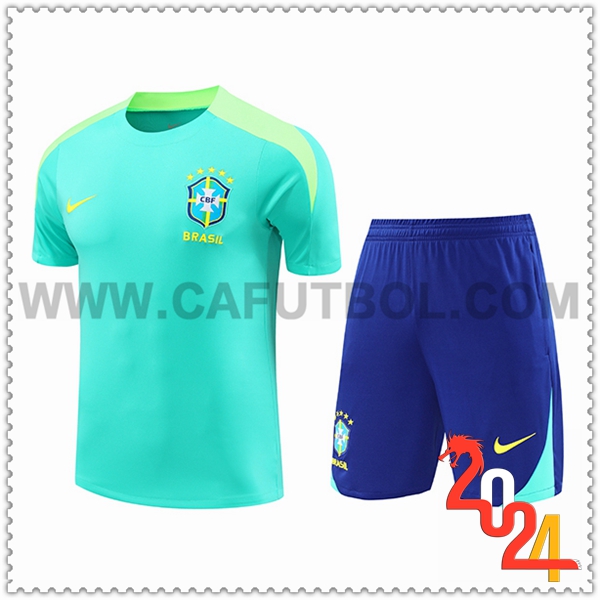 Camiseta Entrenamiento Brasil Verde 2024 2025 -02