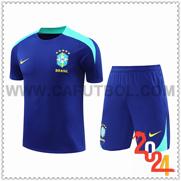 Camiseta Entrenamiento Brasil Azul 2024 2025