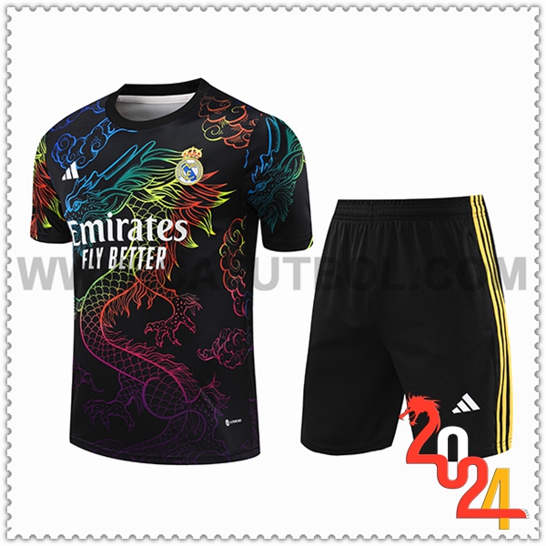 Camiseta Entrenamiento Real Madrid Negro 2024 2025