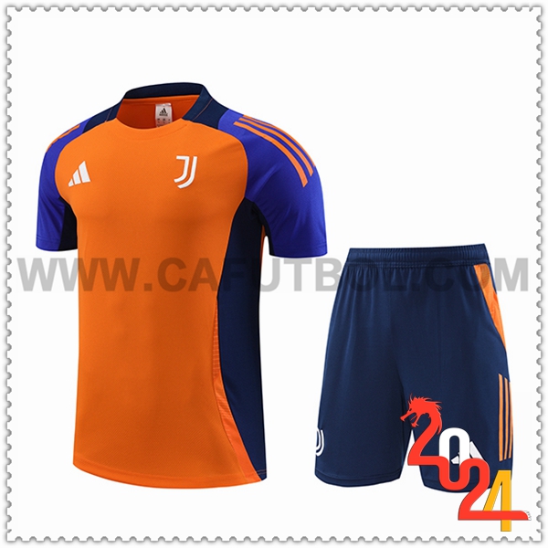 Camiseta Entrenamiento Juventus Naranja/Azul 2024 2025