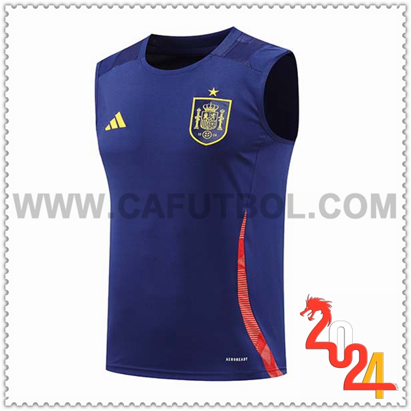 Chalecos De Futbol España Azul/Rojo 2024 2025