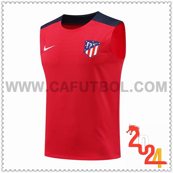 Chalecos De Futbol Atletico Madrid Rojo/Azul 2024 2025