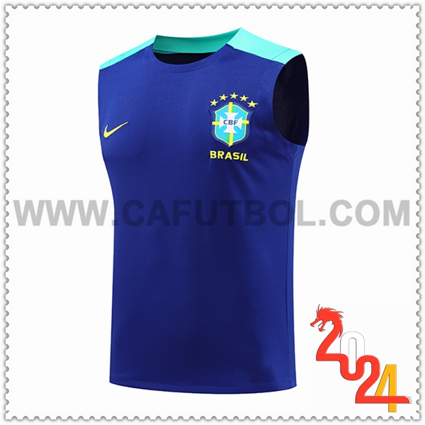 Chalecos De Futbol Brasil Azul 2024 2025