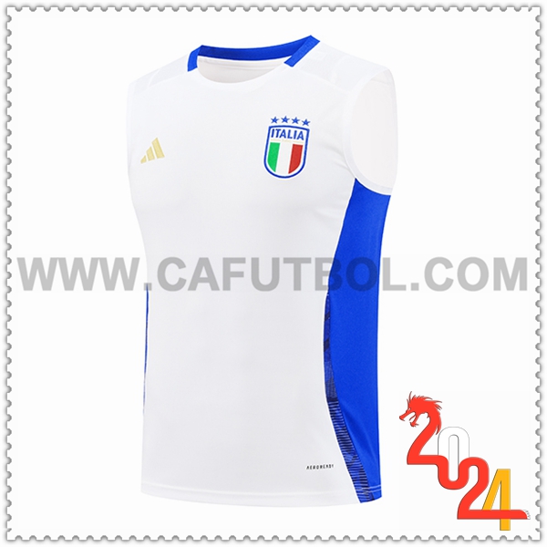 Chalecos De Futbol Italia Blanco/Azul 2024 2025