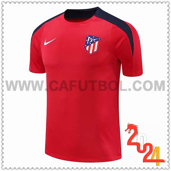 Camiseta Entrenamiento Atletico Madrid Rojo/Azul 2024 2025