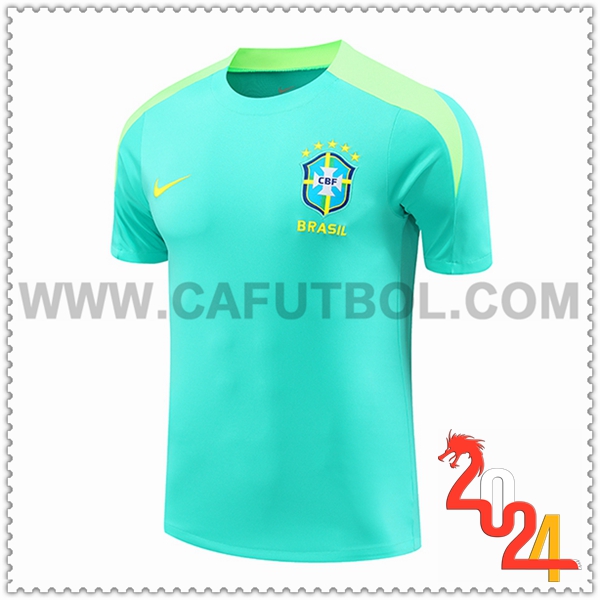 Camiseta Entrenamiento Brasil Verde 2024 2025 -03