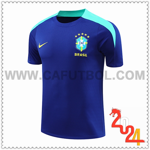 Camiseta Entrenamiento Brasil Azul 2024 2025