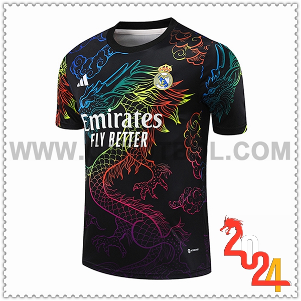 Camiseta Entrenamiento Real Madrid Negro 2024 2025