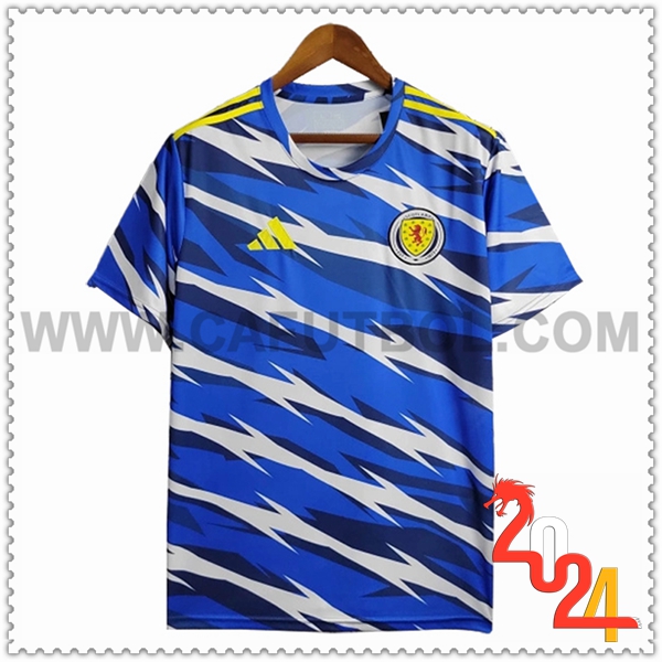 Camiseta Entrenamiento Escocia Azul/Blanco 2024 2025