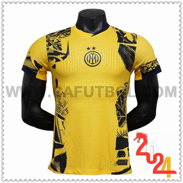 Camiseta Entrenamiento Inter Milan Amarillo/Negro 2024 2025