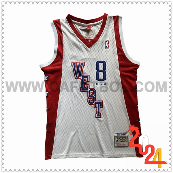 Camisetas American All-Star (BRYANT #8) 2024/25 Blanco/Rojo