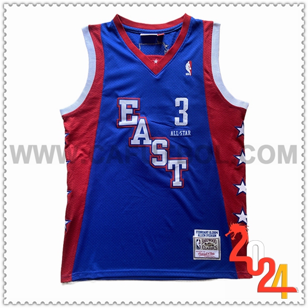 Camisetas American All-Star (IVERSON #3) 2024/25 Azul/Rojo