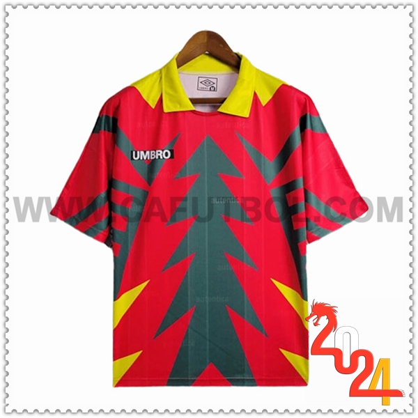 Camiseta Retro Portero Mexico Rojo/Verde 1998