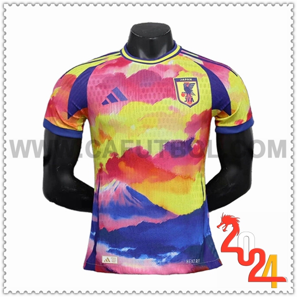 Camiseta Equipo Japon AMARILLO/Rosa Edicion especial 2024 2025