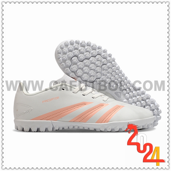 Adidas Botas De Fútbol Predator Club TF Blanco/Naranja